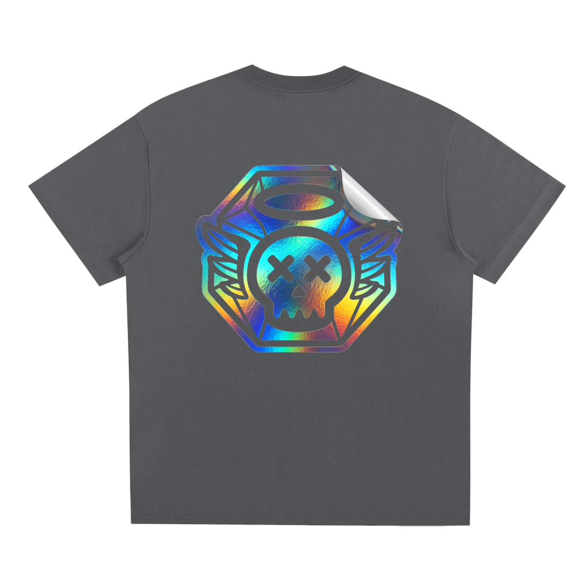 HOLOGRAPHIC SKULL TEE