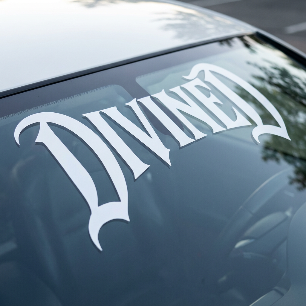 Divined Racing Stickers (Helmet/Windscreen/Vehicle/etc)