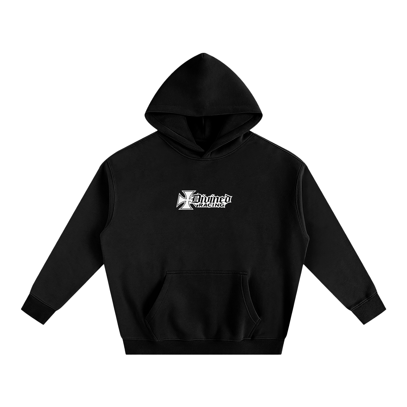 DIVINED RACING OVERSIZED HOODIE "CRUCIFIX"