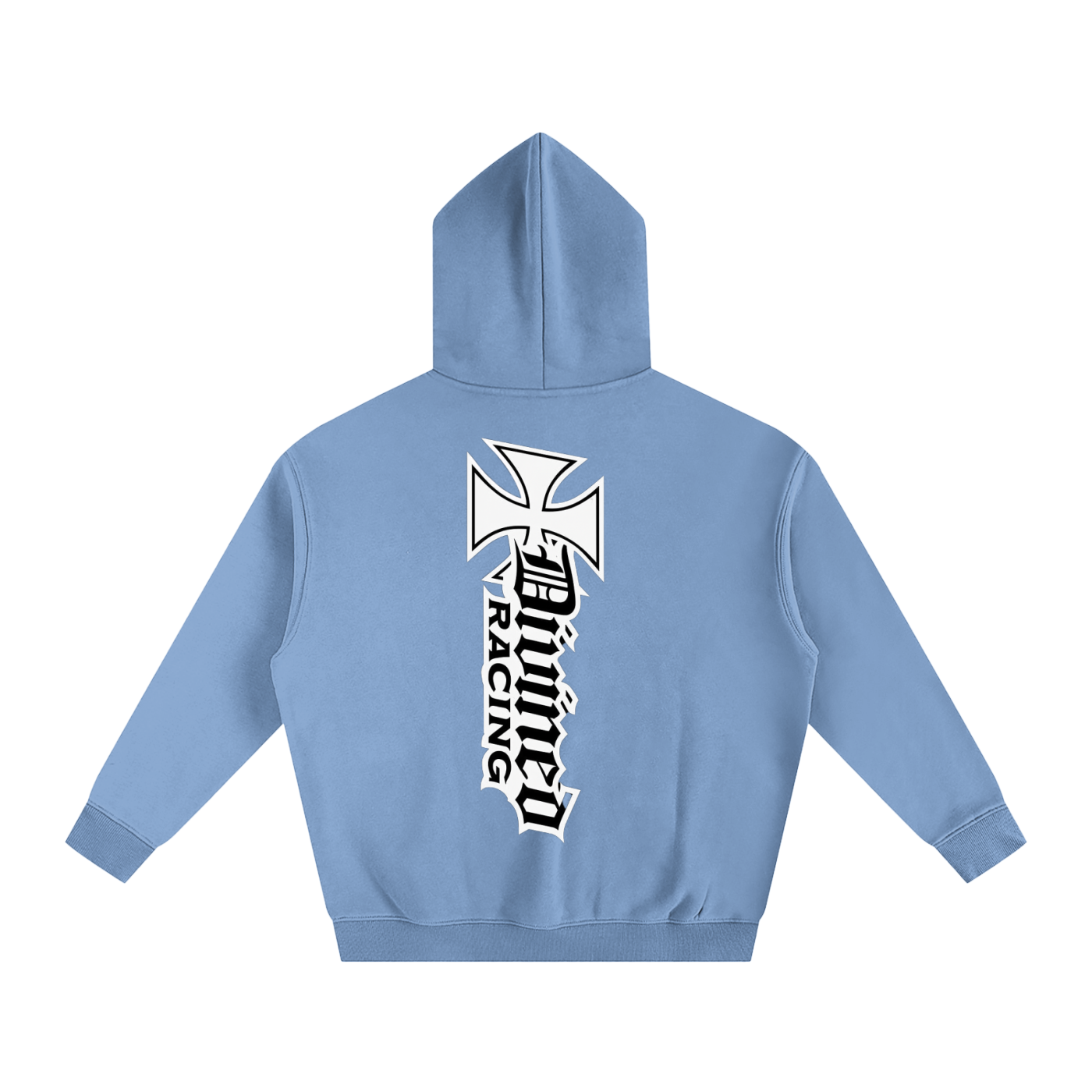 DIVINED RACING OVERSIZED HOODIE "CRUCIFIX"