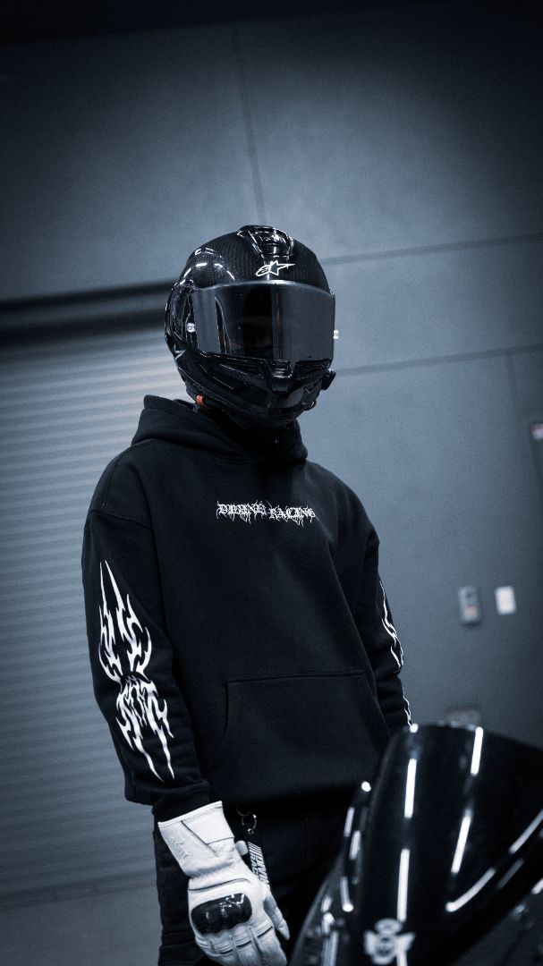 DIVINED RACING OVERSIZED HOODIE "TRIBAL"