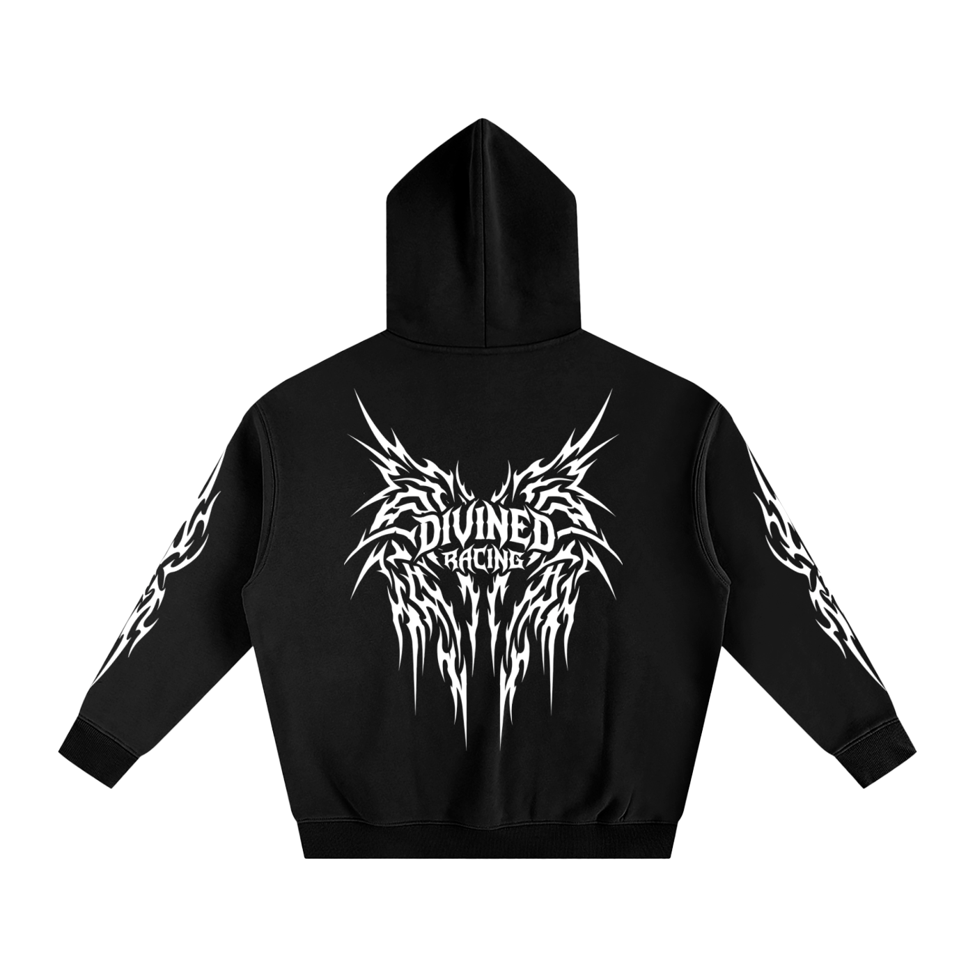 DIVINED RACING OVERSIZED HOODIE "TRIBAL"