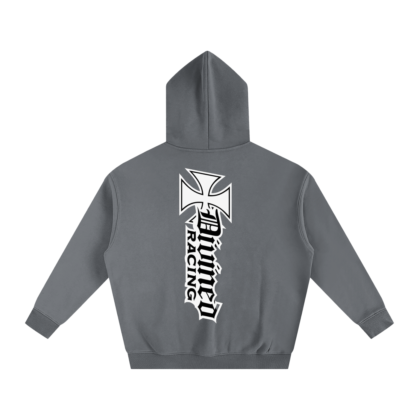 DIVINED RACING OVERSIZED HOODIE "CRUCIFIX"