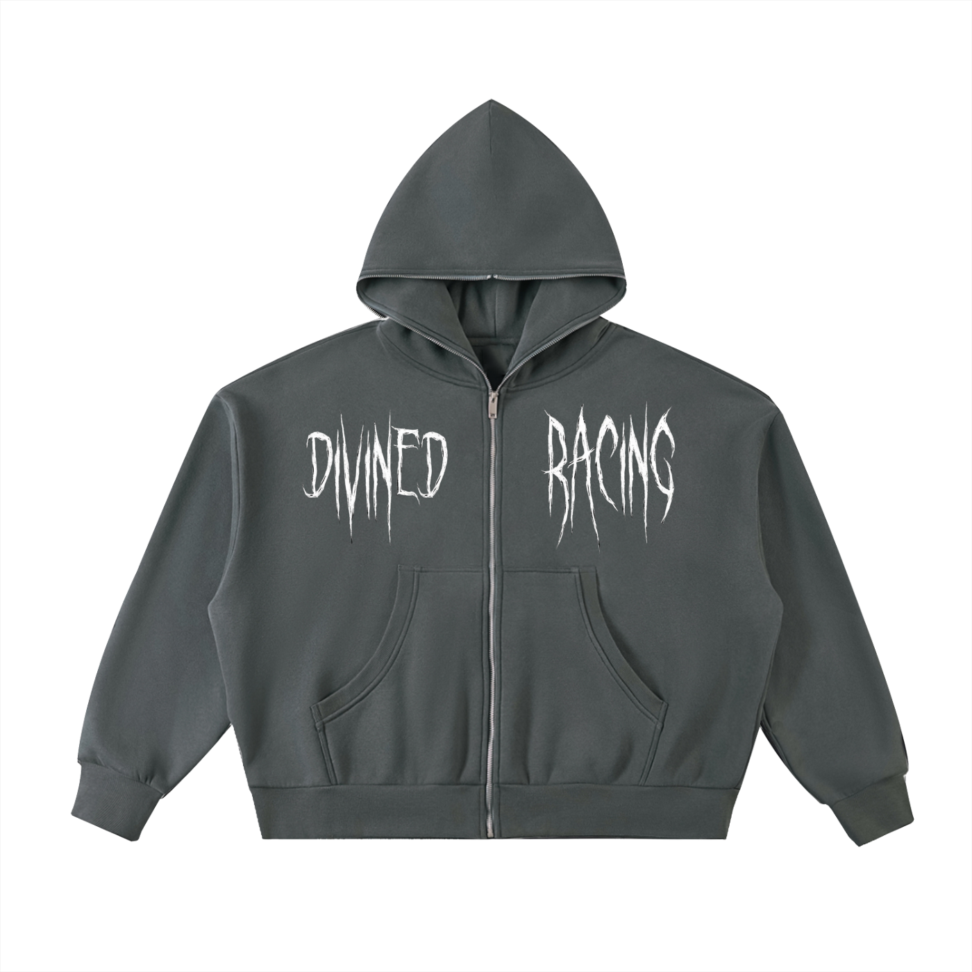 DIVINED RACING FULL-ZIP THORNS HOODIE