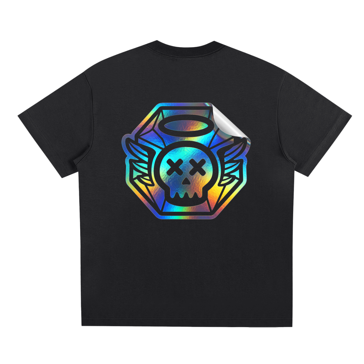 HOLOGRAPHIC SKULL TEE