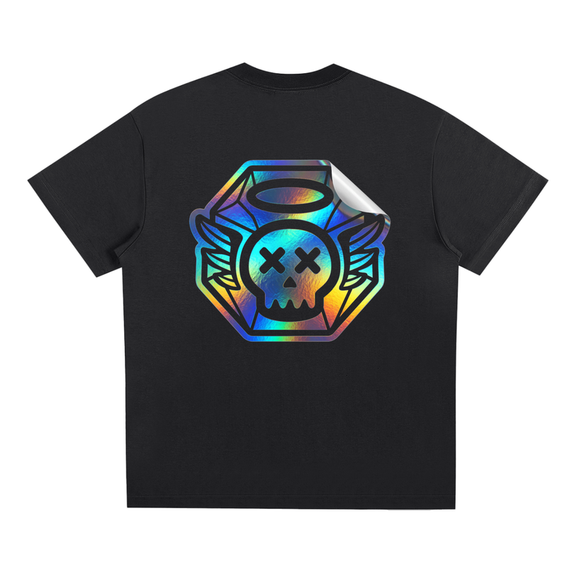 HOLOGRAPHIC SKULL TEE