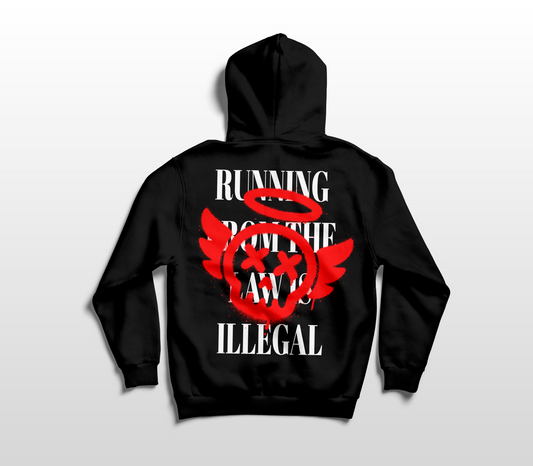 Divined Racing “Running From The Law Is Illegal” Hoodie