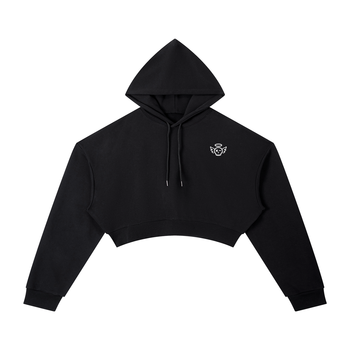DIVINED RACING WOMENS CROPPED HOODIE