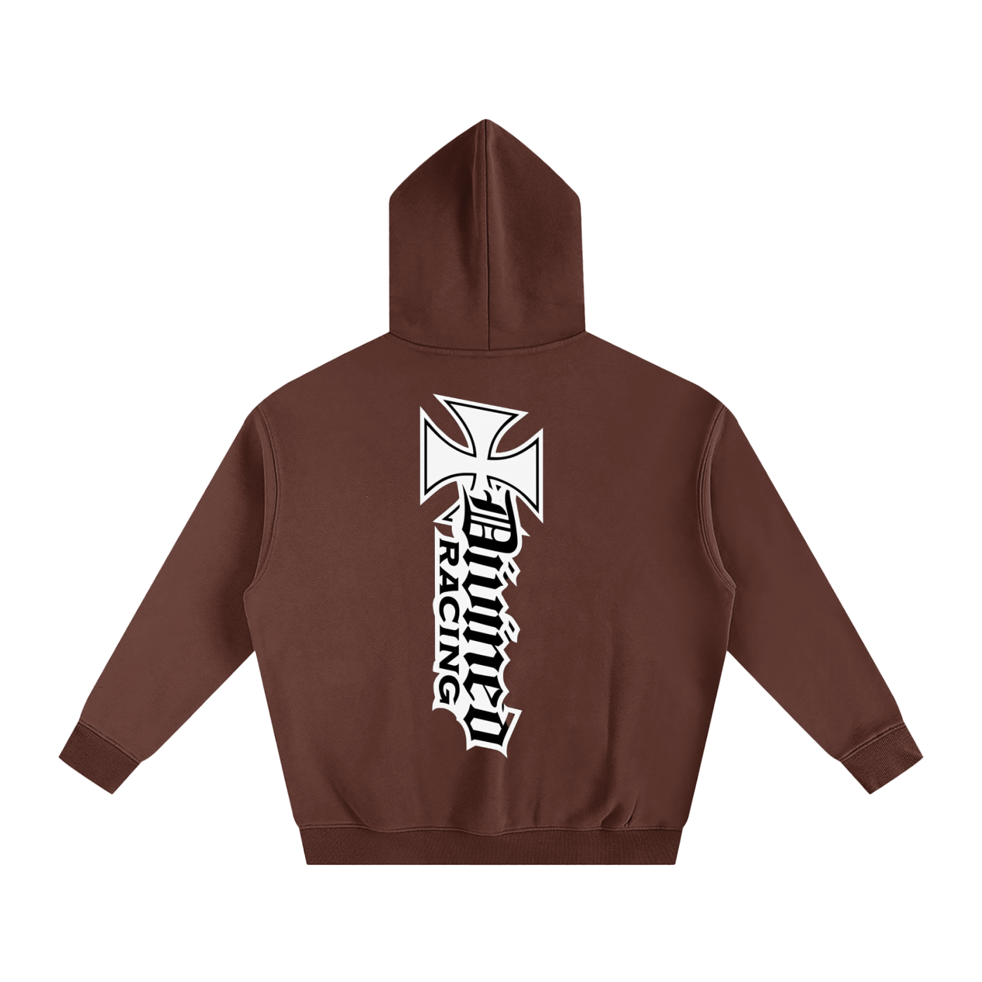 DIVINED RACING OVERSIZED HOODIE "CRUCIFIX"