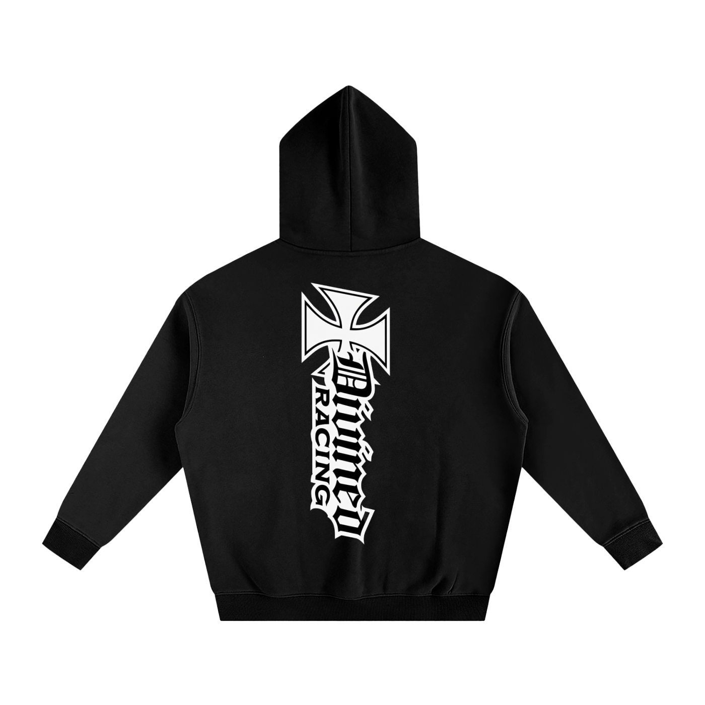 DIVINED RACING OVERSIZED HOODIE "CRUCIFIX"