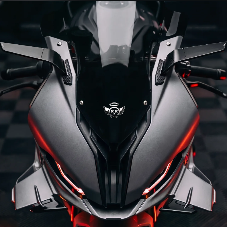 Chrome Divined Racing Sticker (5x Pack) - (Helmet/Windscreen/Vehicle/etc)