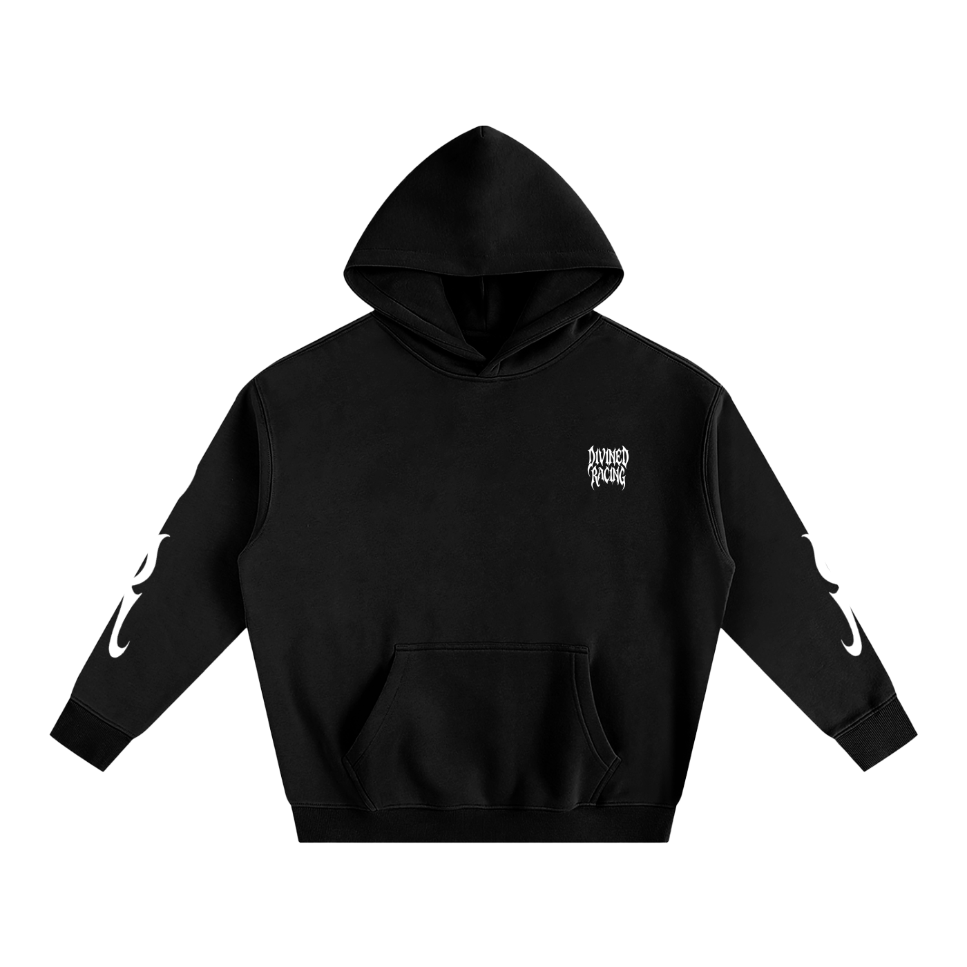 DIVINED RACING OVERSIZED HOODIE "FLARE"