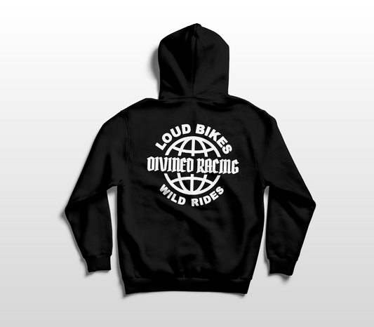 Divined Racing “Wild Rides” Globe Hoodie